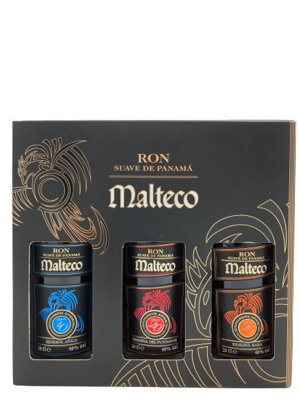 Malteco Rom Gaveæske 3x20 cl.